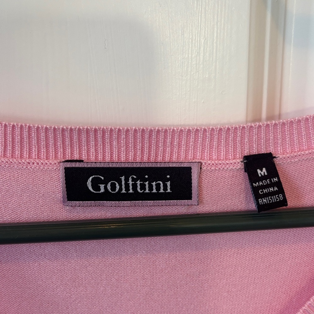 Goflini Women's Soft Pink V-Neck Sweater - Picture 2 of 6